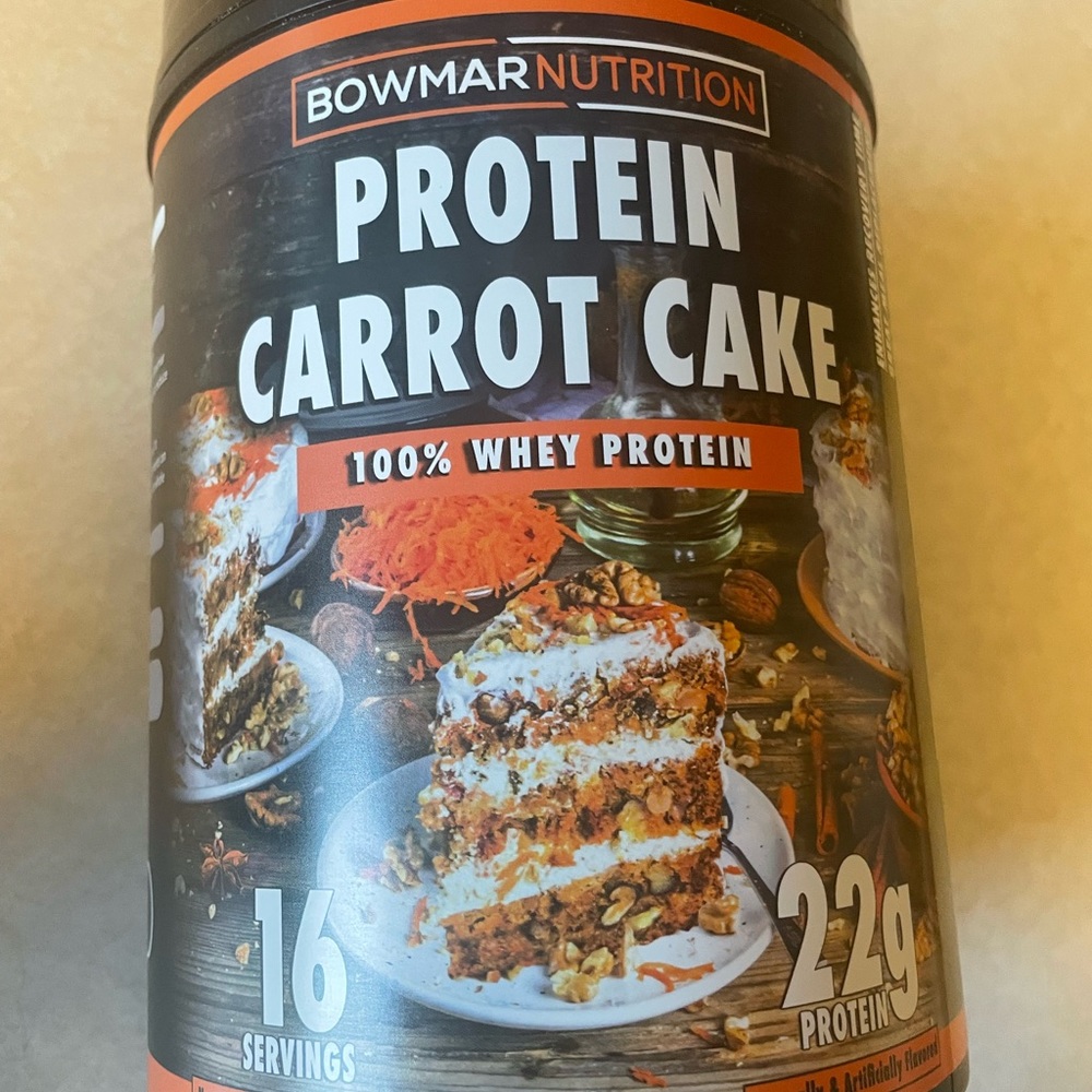 Bowmar nutrition carrot cake protein